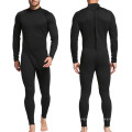 Lovers Pure Black Suit Surf Suit Cold Diving Swimsuit Outdoor Beach Surfing Diving Wetsuit for Men and Women